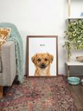 Portrait Aquarelle Personnalisé de Votre Chien
